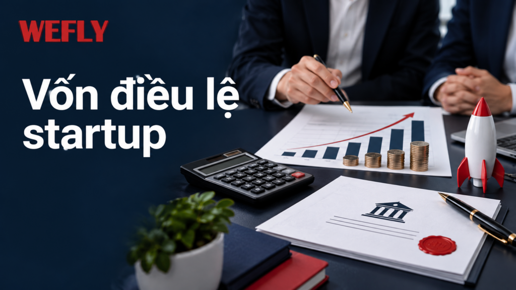 Vốn điều lệ startup và kế hoạch góp vốn cùng WEFLY IP