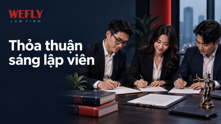 Thỏa thuận sáng lập viên cho startup cùng WEFLY IP