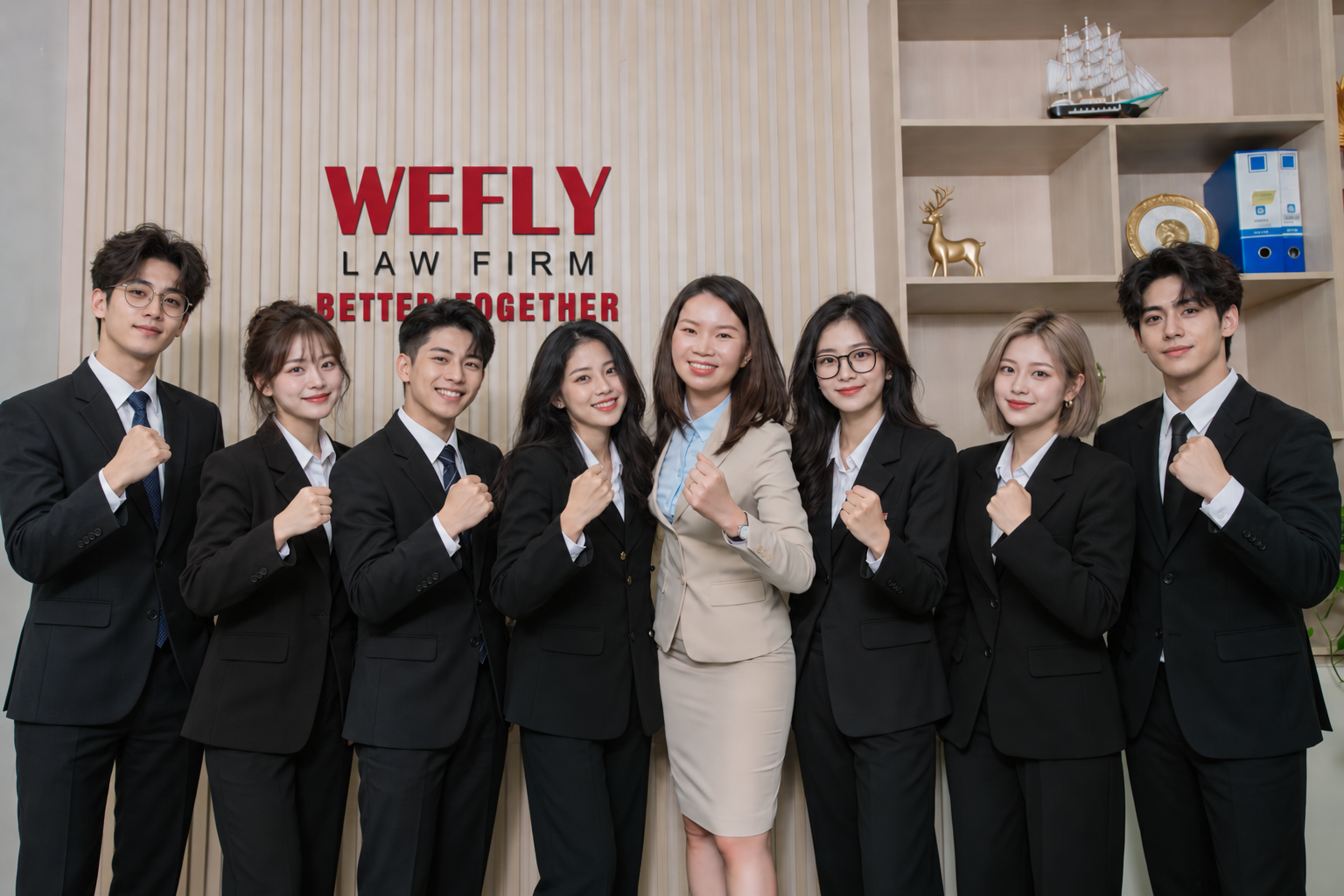 Đội ngũ WEFLY IP trong không gian văn phòng