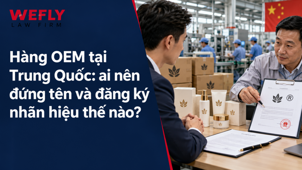 Hàng OEM tại Trung Quốc: ai nên đứng tên và đăng ký nhãn hiệu thế nào