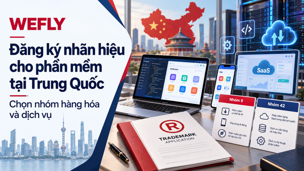 Đăng ký nhãn hiệu cho phần mềm tại Trung Quốc với app, SaaS và nhóm 9 nhóm 42