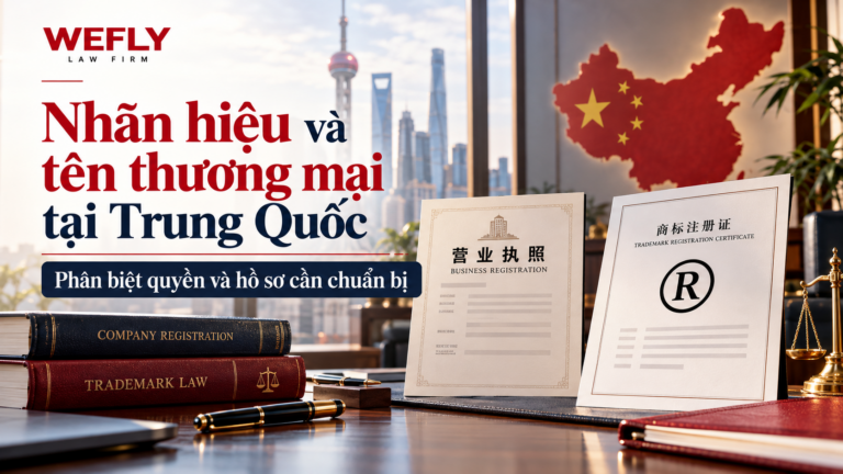 Nhãn hiệu và tên thương mại tại Trung Quốc với giấy đăng ký doanh nghiệp và chứng nhận nhãn hiệu